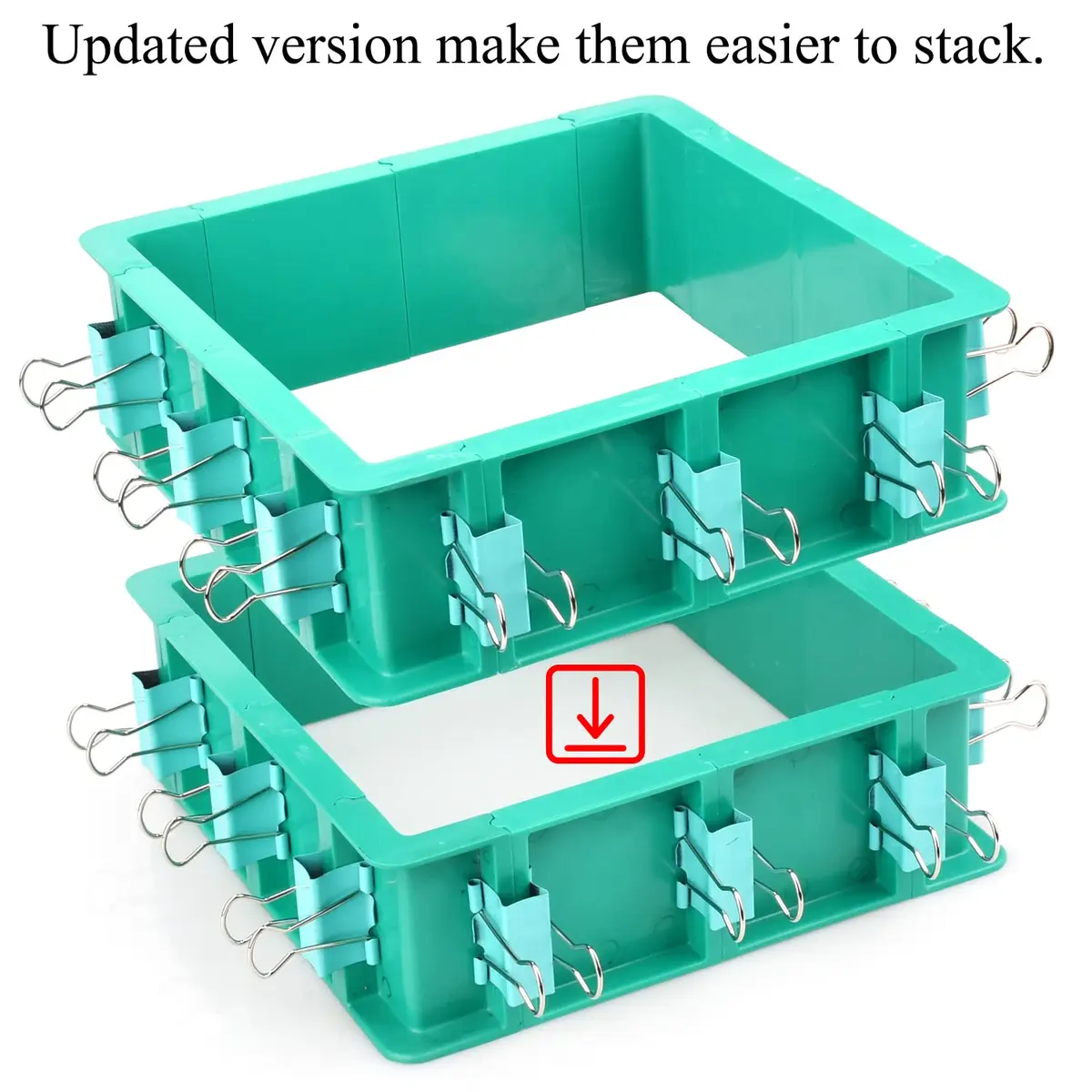DecorRom Adjustable Mold Housing Kit for Silicone Mold Making | Reusable Craft Frame with Free Combination (70-120 chars) - view 6