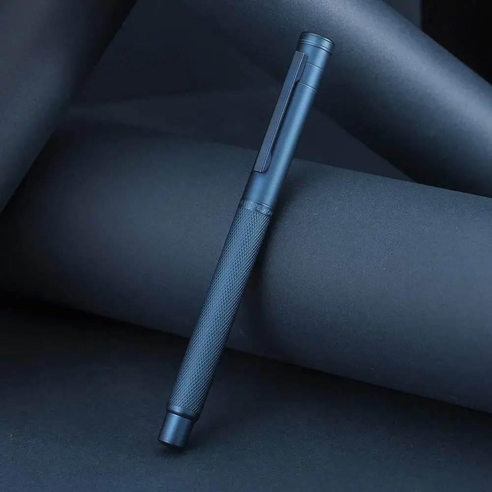 erofa Forest Fountain Pen Dark Blue Tree Texture Medium Nib 13.8cm (5.43in) | Smooth Ink Flow Writing Instrument - view 6