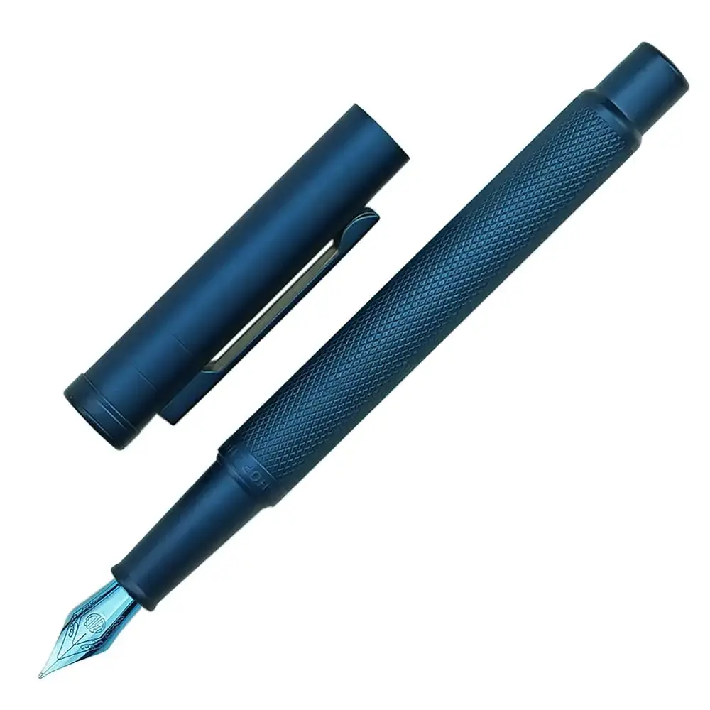 erofa Forest Fountain Pen Dark Blue Tree Texture Medium Nib 13.8cm (5.43in) | Smooth Ink Flow Writing Instrument - view 3