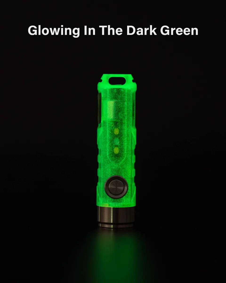 RovyVon Aurora A5 Mini Rechargeable Keychain Flashlight 650 Lumens | Glow-in-Dark Housing & USB-C Fast Charge - view 5