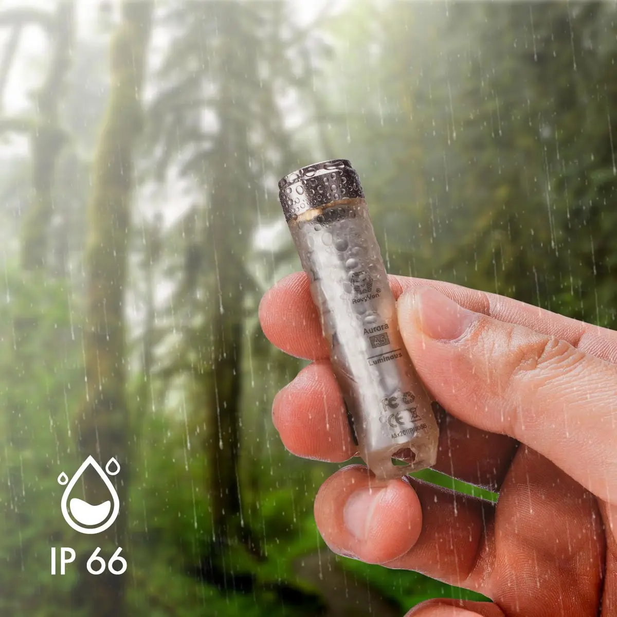 RovyVon Aurora A5 Mini Rechargeable Keychain Flashlight 650 Lumens | Glow-in-Dark Housing & USB-C Fast Charge - view 9