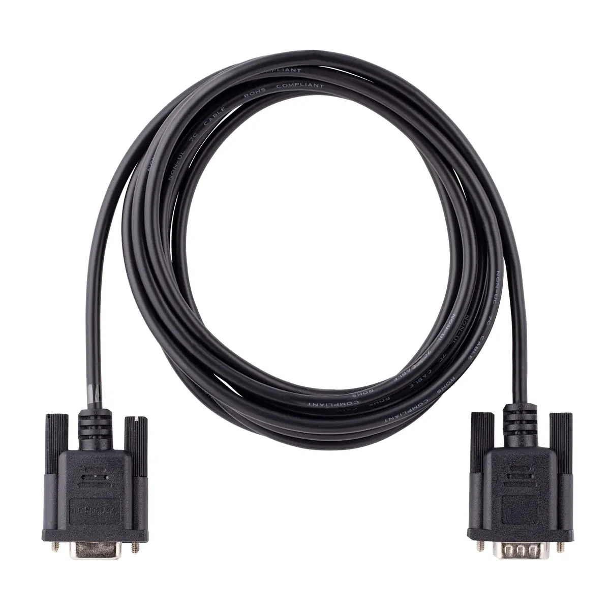 StarTech 3m RS232 Serial Null Modem Cable, Black | 9FMNM-3M-RS232-CABLE | 3 Meter Length - view 5