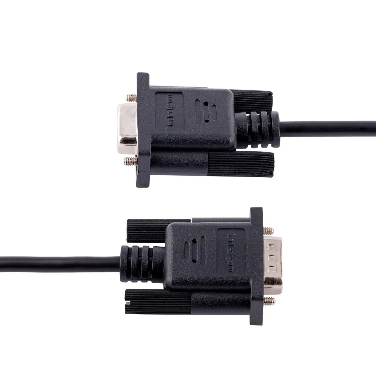 StarTech 3m RS232 Serial Null Modem Cable, Black | 9FMNM-3M-RS232-CABLE | 3 Meter Length - view 3