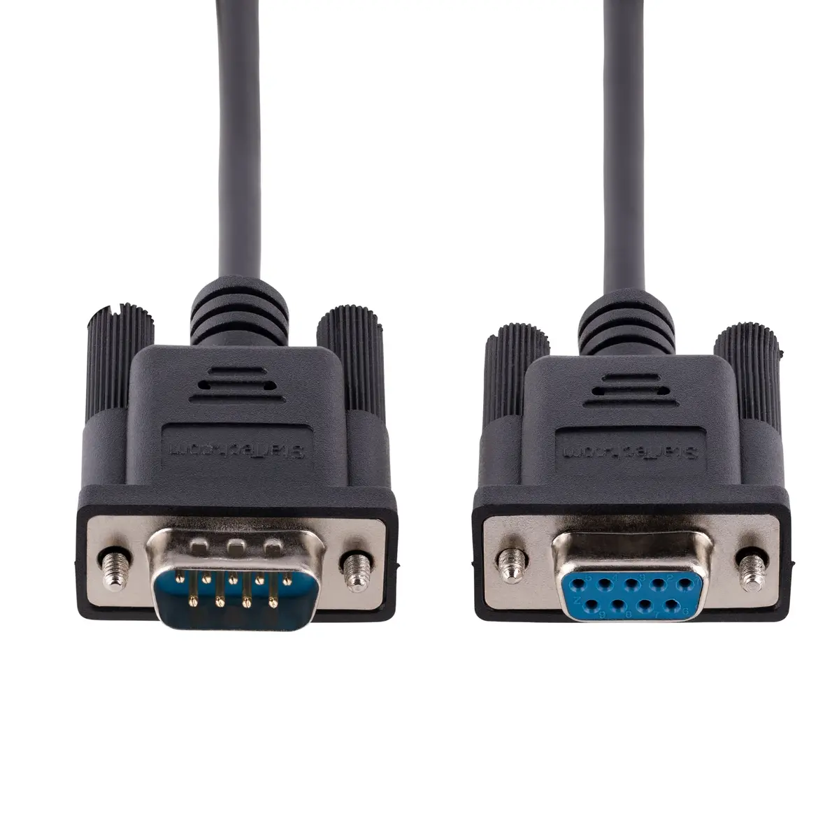 StarTech 3m RS232 Serial Null Modem Cable, Black | 9FMNM-3M-RS232-CABLE | 3 Meter Length - view 4