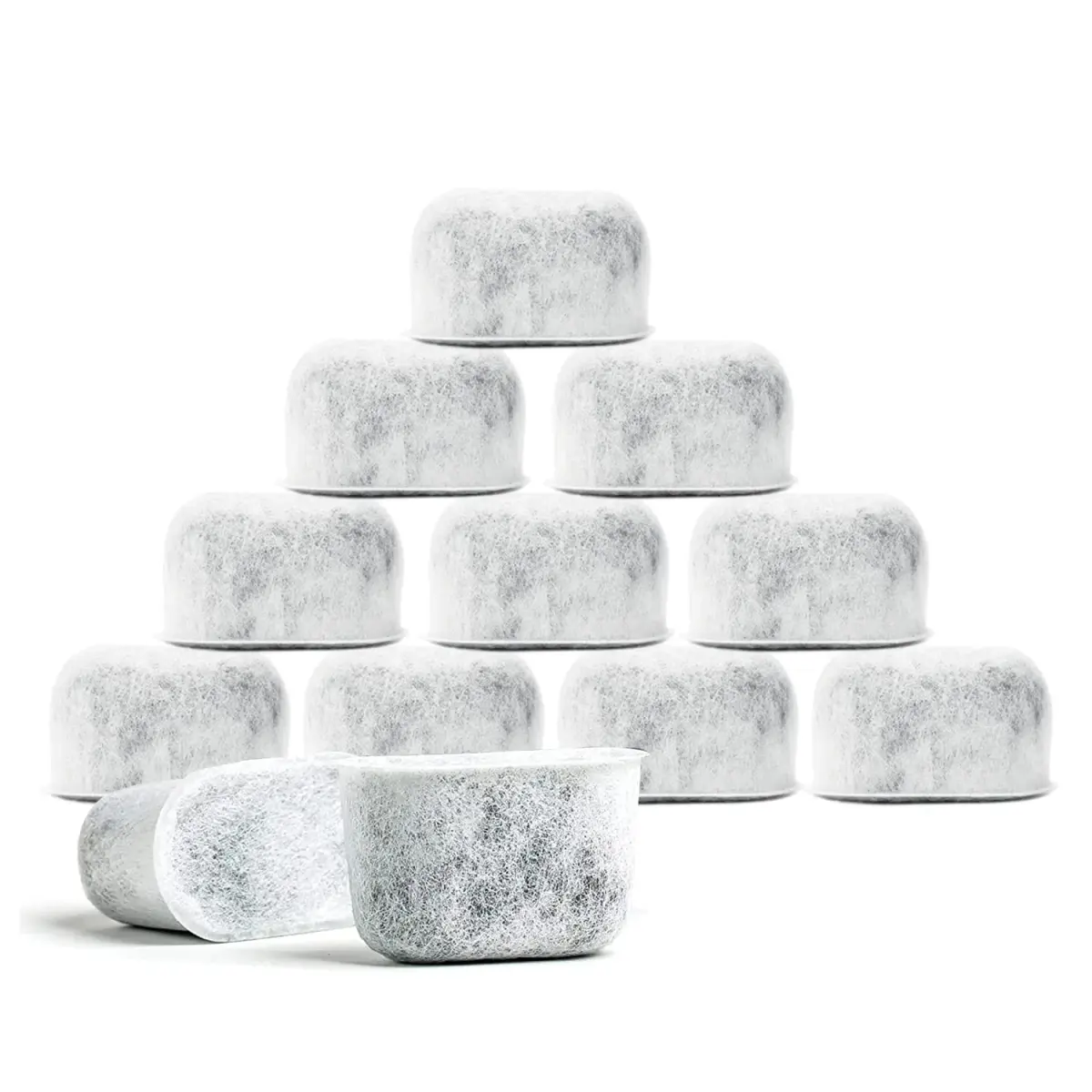 BRENSTEN 12-Pack Replacement Charcoal Water Filters for Breville & Keurig Coffee Makers | 12 Filters - main product image
