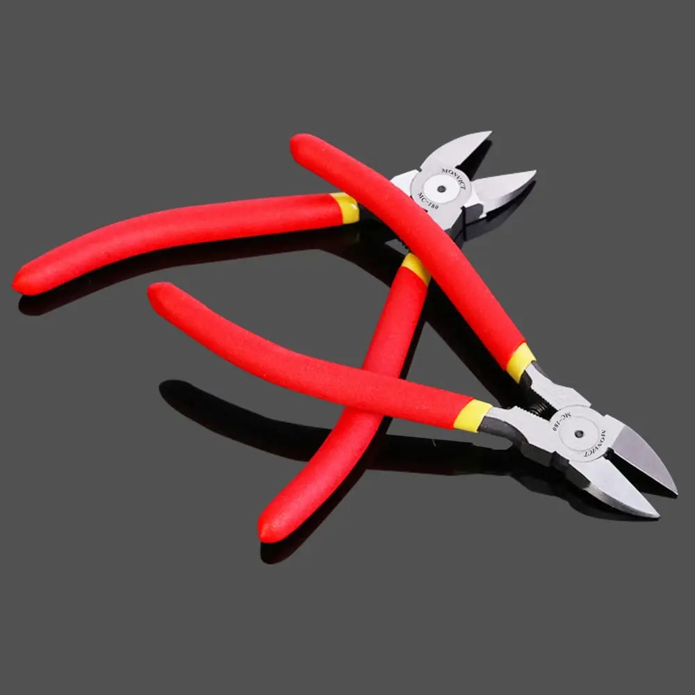 MONVICT 5 Pack 6-inch Precision Flush Side Wire Cutters | Heavy Duty Chrome Vanadium Steel - view 7