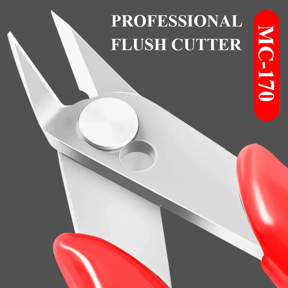 MONVICT 2 Pack Flush Cutters, 5 Inch Wire Cutter | Professional Flush Cut Pliers for Copper & Soft Wire - view 3