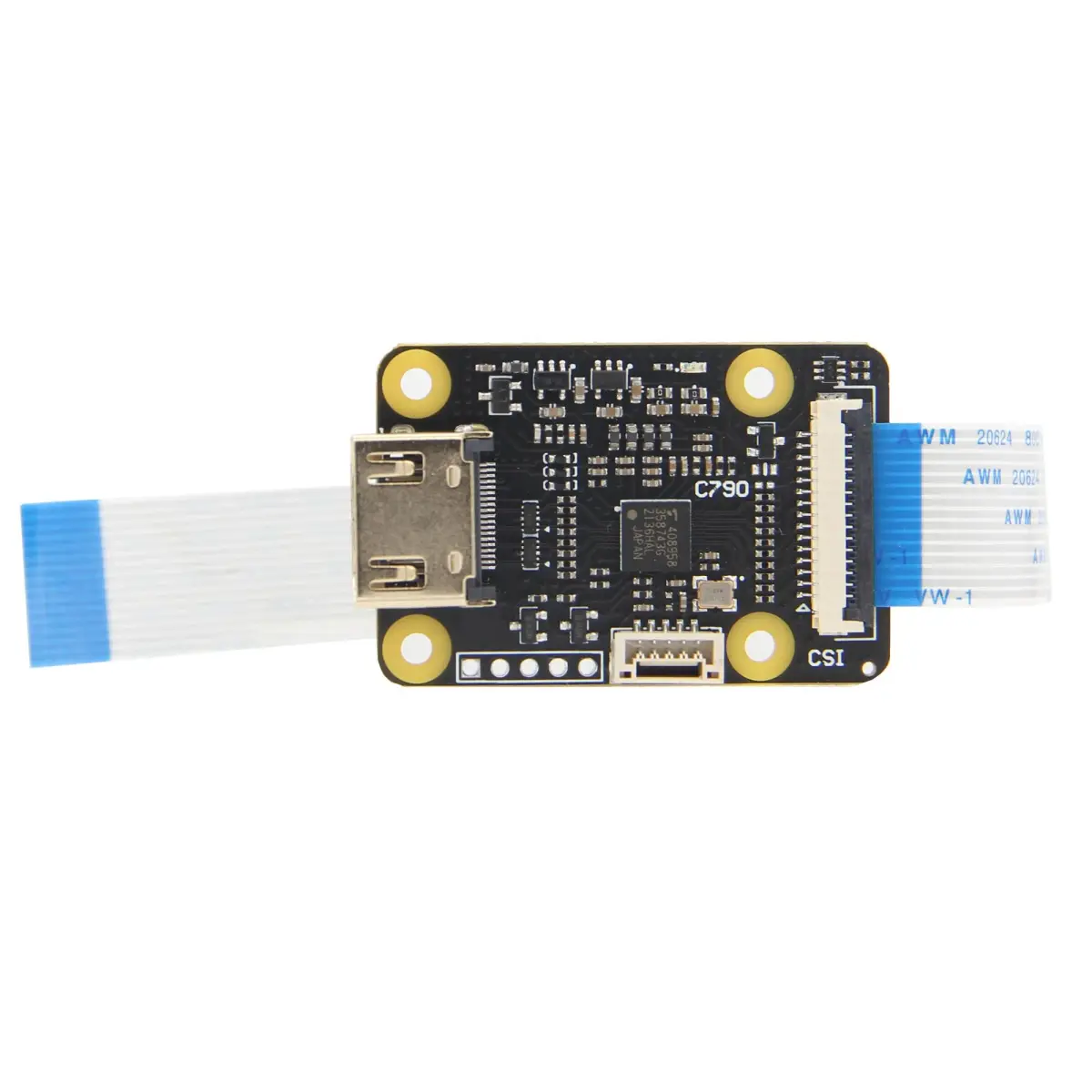 Geekworm C790 CSI-2 Video Capture Module for Raspberry Pi 5/4B/3B+/3B/Zero/W/2W/CM4 | 1080p60 Video & Audio Input - main product image