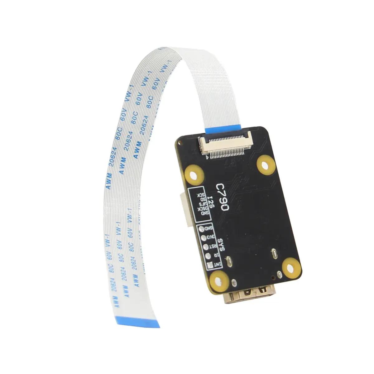 Geekworm C790 CSI-2 Video Capture Module for Raspberry Pi 5/4B/3B+/3B/Zero/W/2W/CM4 | 1080p60 Video & Audio Input - view 7