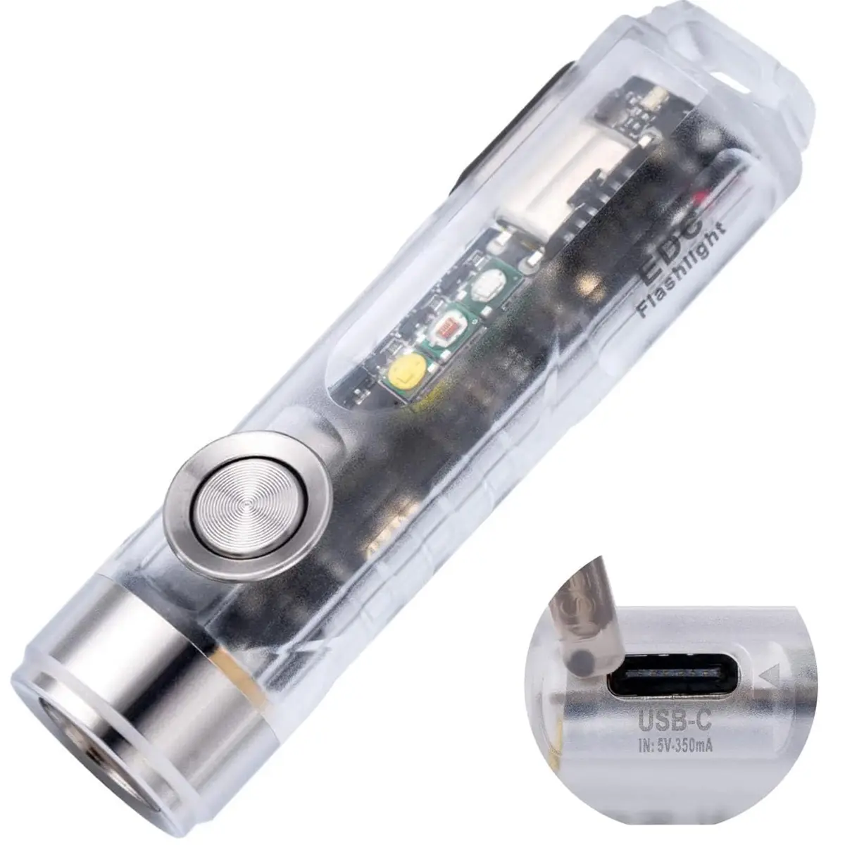 RovyVon Aurora A8 4th Keychain Flashlight 650Lm | Rechargeable EDC Compact Light with Sidelights - main product image