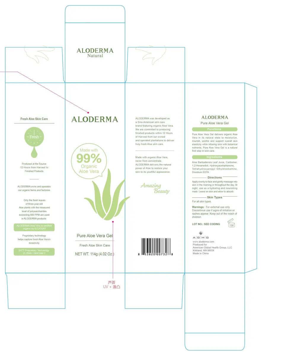 Aloderma Organic Aloe Vera Gel for Face & Body 342ml (12 fl oz) | Pure Hydration for All Skin Types - view 9