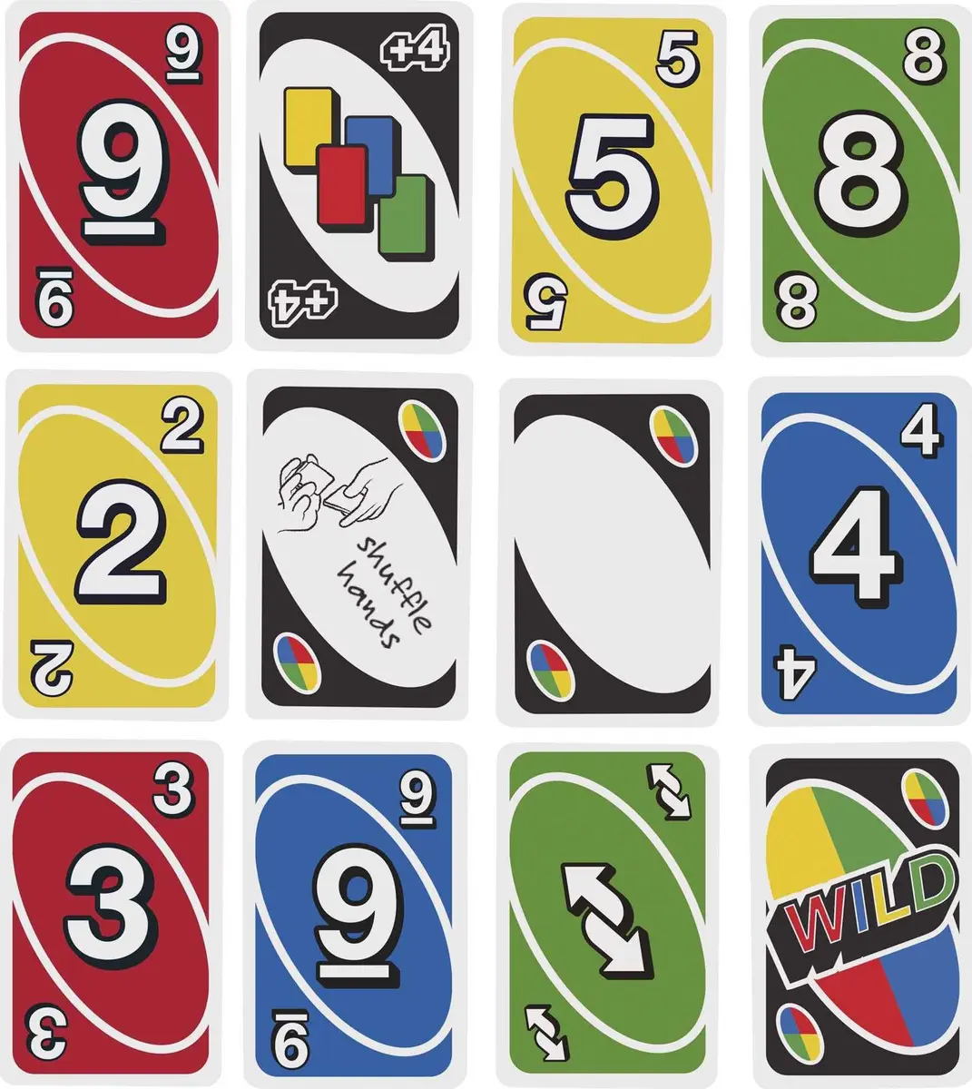 Mattel Games UNO Left Hand Tin Card Game for Family Night with Cards Specially Designed for Left-Handed Players (112 Cards) - view 6