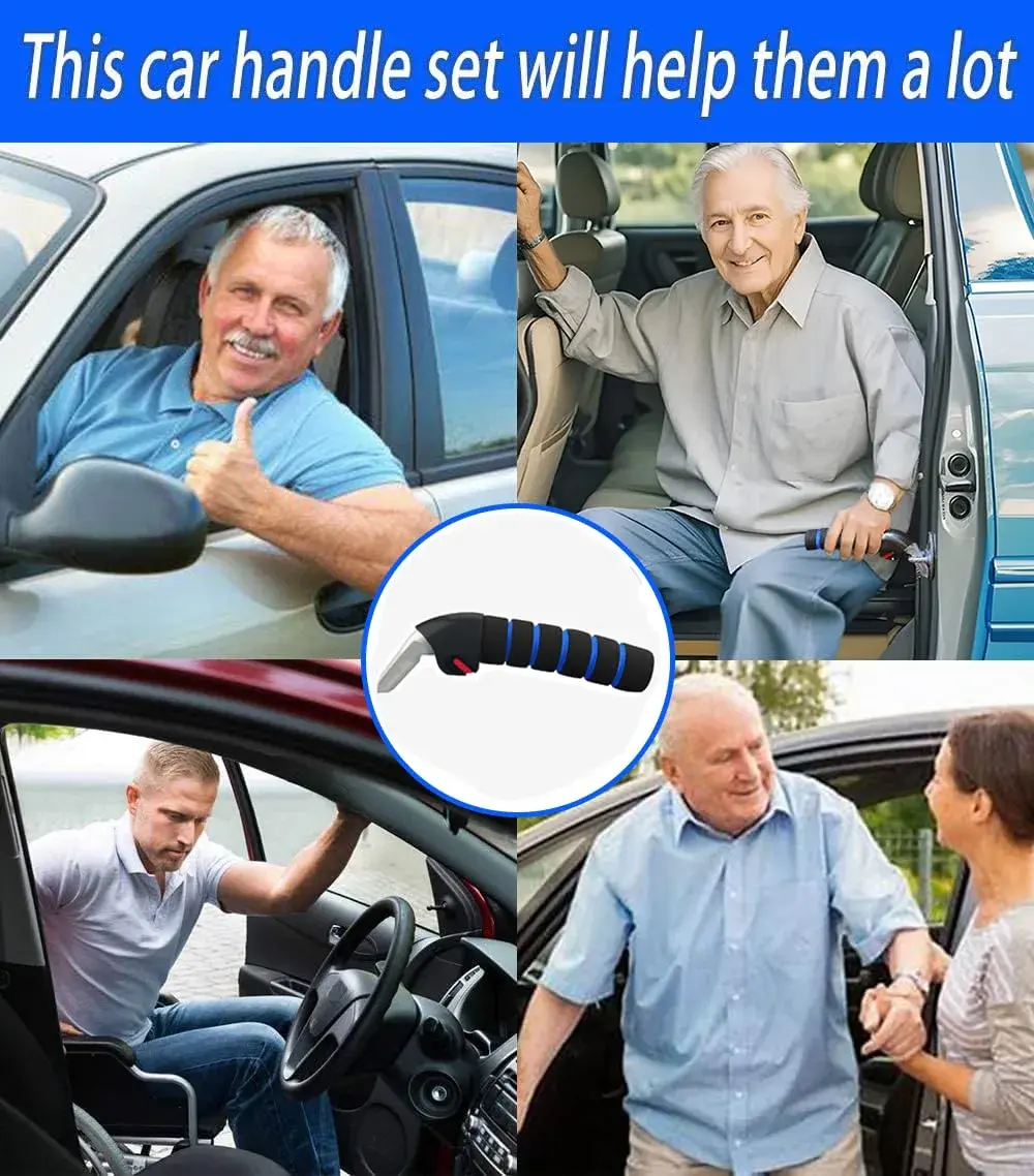 KOUNATSURI Blue Car Door Assist Handle | Supports 181 kg (400 lbs) for Easier Entry - view 7