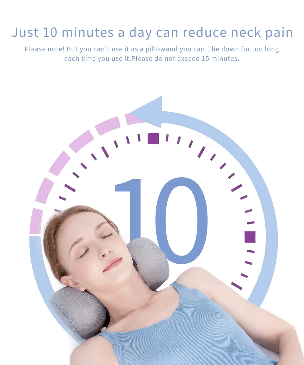 Bespilow Small Neck Roll Pillow for Sleeping | Pain Relief Cervical Memory Foam Support - view 5