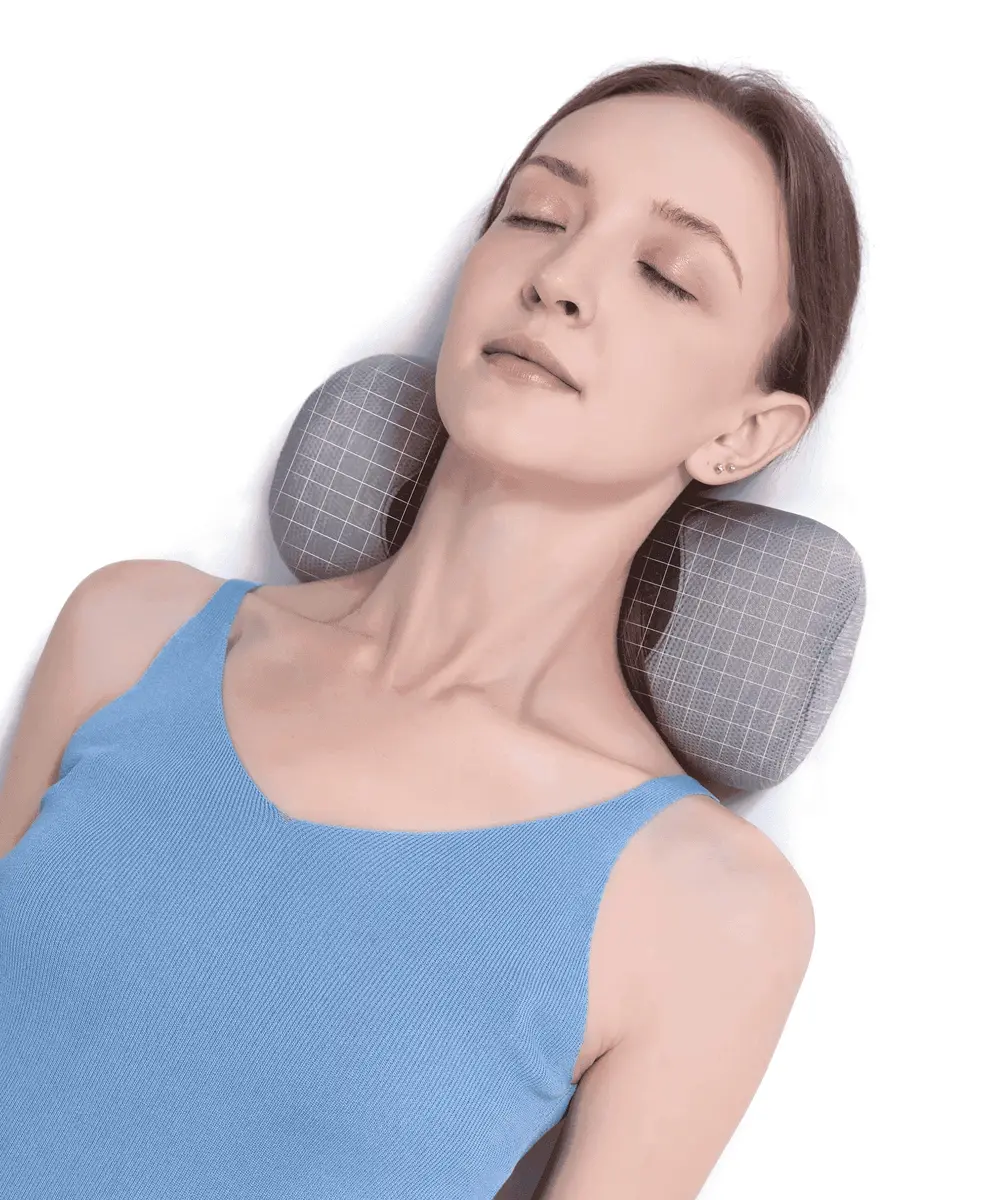 Bespilow Small Neck Roll Pillow for Sleeping | Pain Relief Cervical Memory Foam Support - view 8