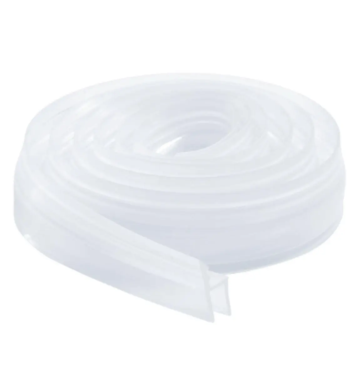 Dalrun Flexible Shower Door Side Seal Strip 100 Inch for 3/8" Frameless Glass | Long-lasting Silicone Seal - view 9
