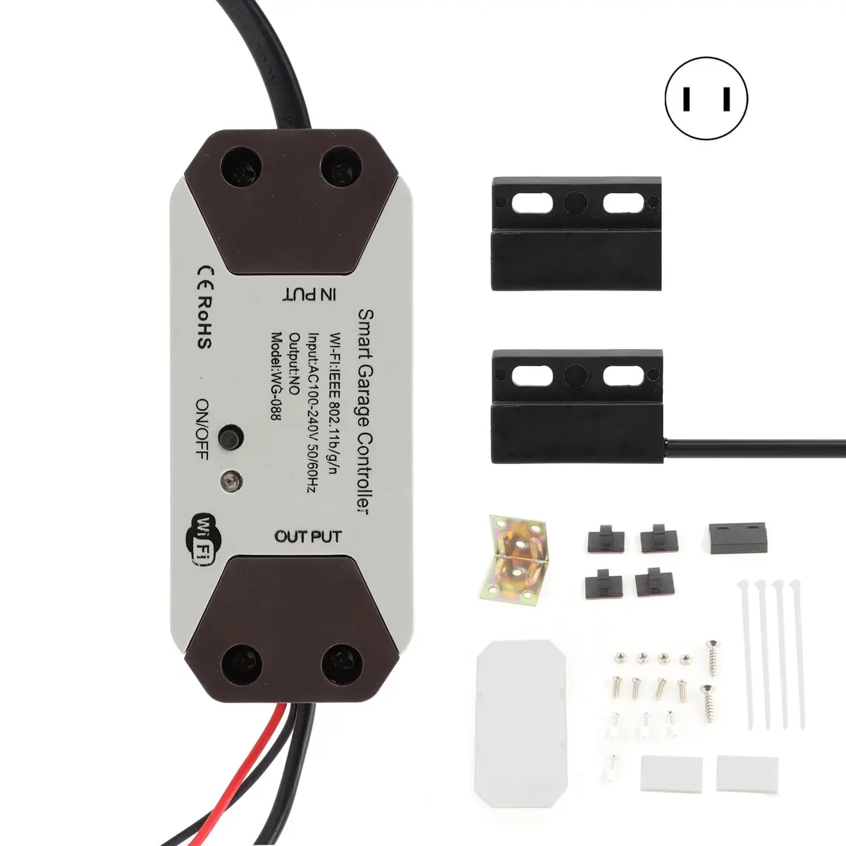 Dioche Smart Garage Door Opener Controller with Tuya Smart Life App Control & Voice Commands | 100-240V - view 8