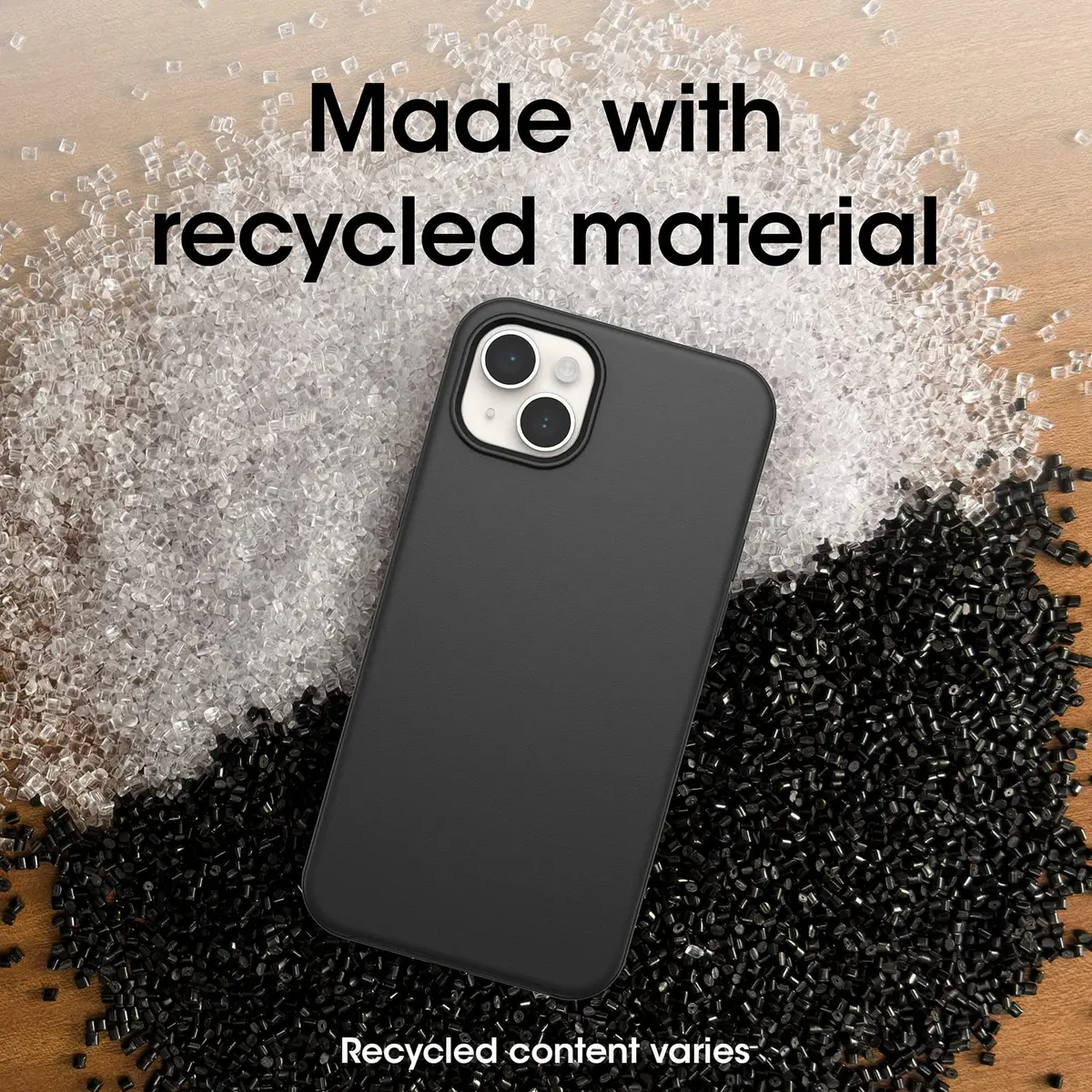 OtterBox iPhone 14 Plus Symmetry Series+ Case - BLACK, ultra-sleek, snaps to MagSafe, raised edges protect camera & screen - view 6