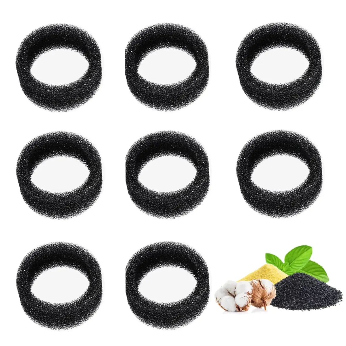 OYES Cat Water Fountain Filters Sponge 8 Pack | Protects Pump & Ensures Clean Water - main product image