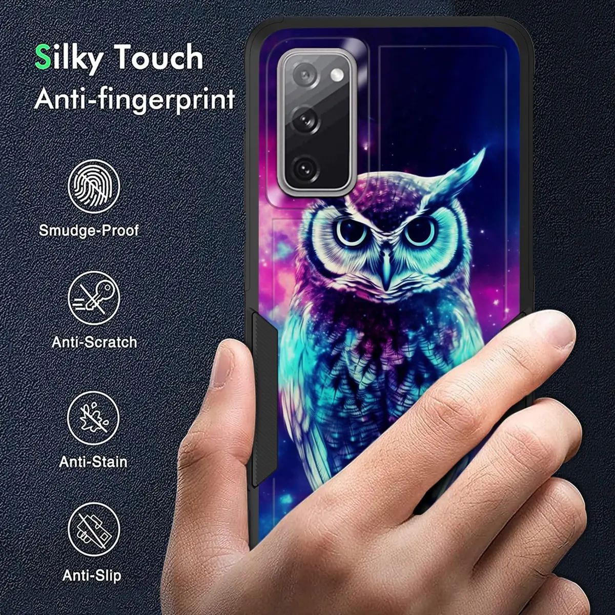 KJFHDJFDH Galaxy S20 FE 5G Case Dual Layer Shockproof 6.5 Inch | Rugged Heavy Duty Protection - view 4