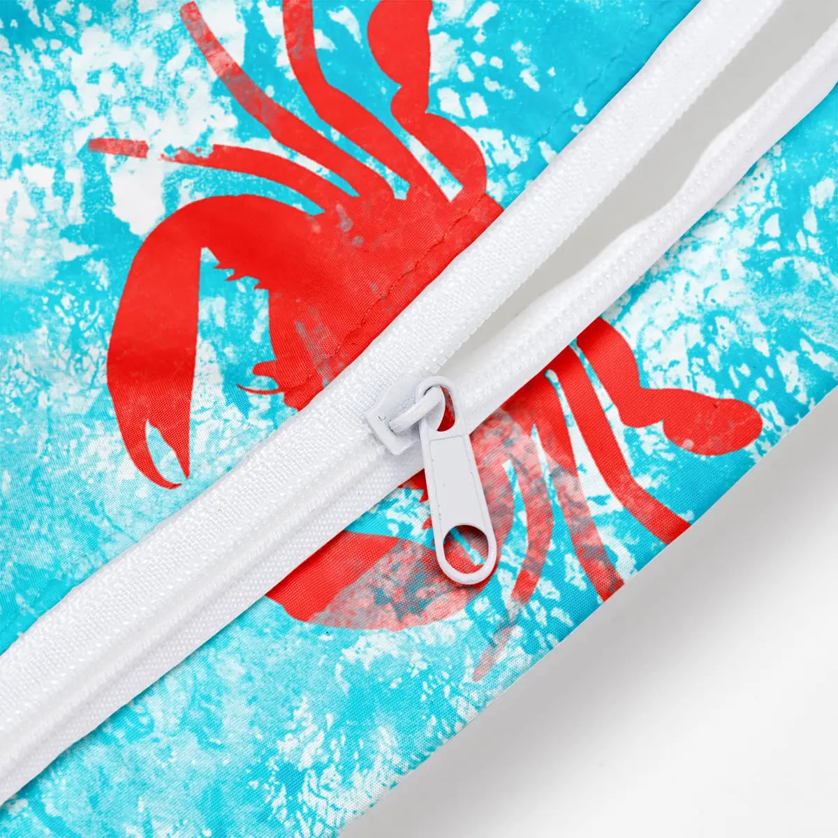zcyxuuw Wet Dry Bag with Zipper Handle for Swimsuit, Travel, Beach, Pool, Diapers, Gym Clothes, Makeup Bag, Waterproof Reusable Ocean Decor Starfish Pattern (26 x 32 CM) - view 7