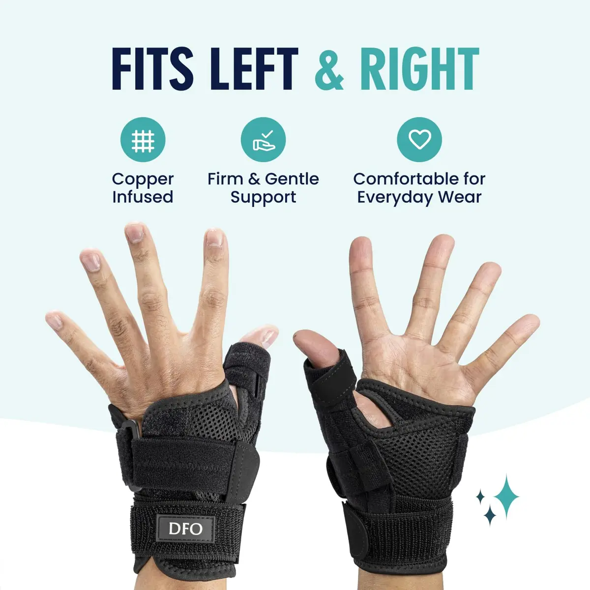 Dr. Frederick's Original Copper Thumb & Wrist Brace | Support for Arthritis & Tendonitis (One Size) - view 3