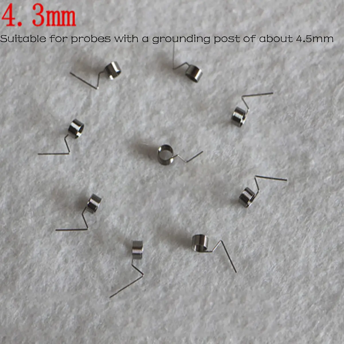 LICHIFIT Ground Spring for Oscilloscope Probes - 5pcs, 3.5mm/4.3mm/4.5mm Sizes | Precision Measuring Accessories - view 2