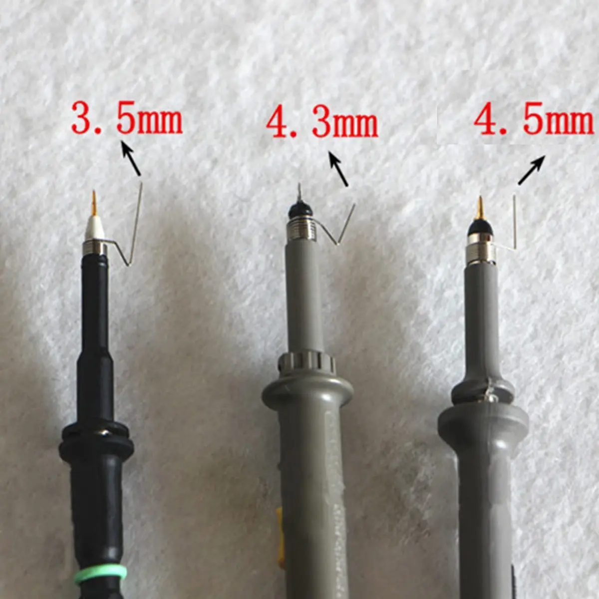 LICHIFIT Ground Spring for Oscilloscope Probes - 5pcs, 3.5mm/4.3mm/4.5mm Sizes | Precision Measuring Accessories - view 3