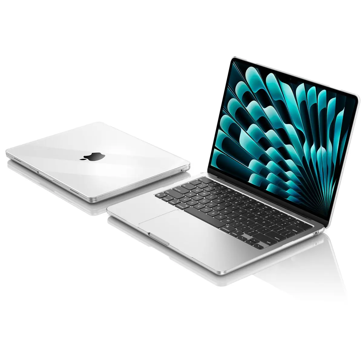 EooCoo Case for MacBook Air 13 inch 2022-2026 | Crystal Clear Slim Hard Shell - view 8