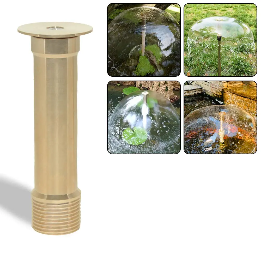 Hooshing Brass Bell Fountain Nozzle Spray Head 1/2" DN15 & 3/4" DN20 | Water Bell Pattern - main product image