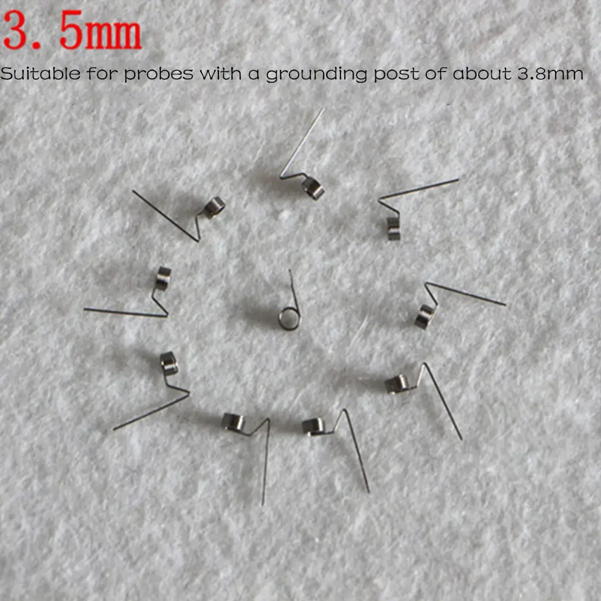LICHIFIT Ground Spring Oscilloscope Probe Torsion Spring 3.5mm/4.3mm/4.5mm | For Tektronix & Rigol Probes - view 2