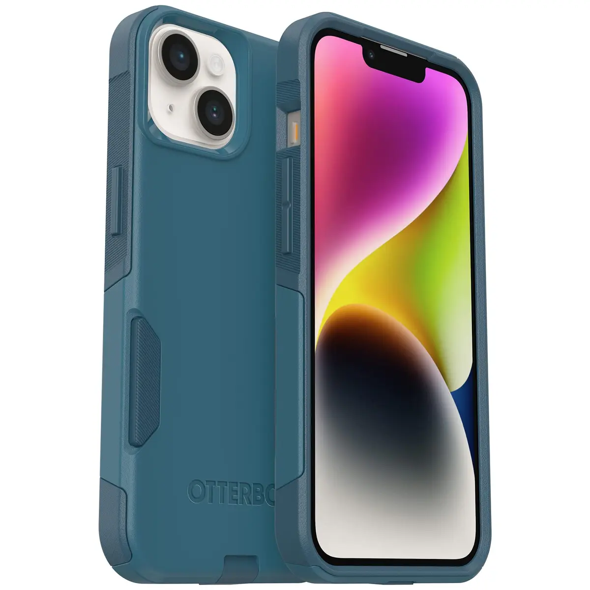 OtterBox Commuter Series Case for iPhone 14 & 13 - DONT BE BLUE (Blue), 153mm x 79mm x 14mm | Slim, Tough, Pocket-Friendly Protection - main product image