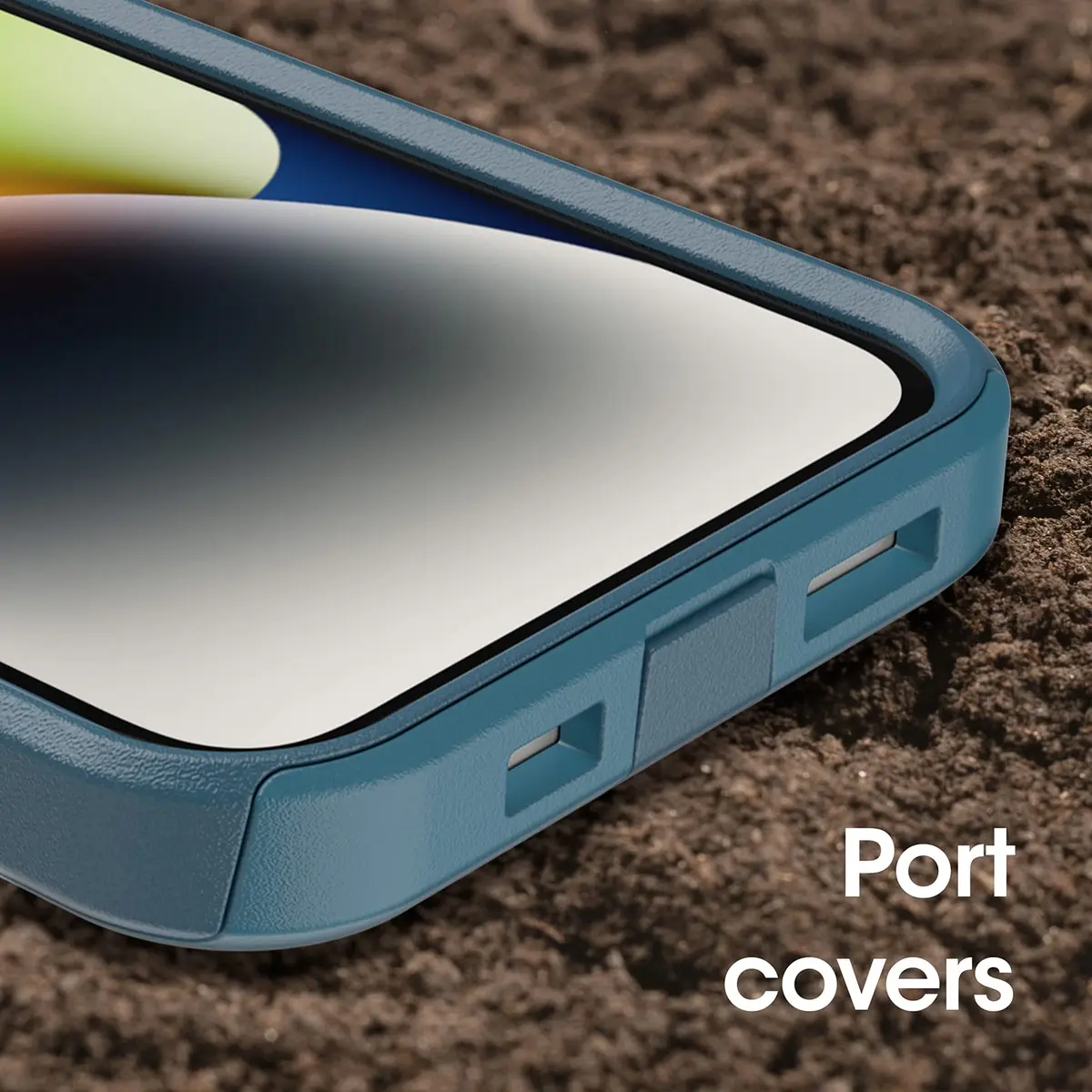 OtterBox Commuter Series Case for iPhone 14 & 13 - DONT BE BLUE (Blue), 153mm x 79mm x 14mm | Slim, Tough, Pocket-Friendly Protection - view 5