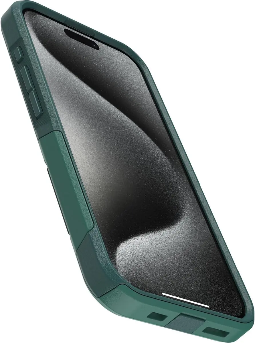 OtterBox Commuter Series Case for iPhone 14 Pro - Green | Slim & Tough, Antimicrobial, Port Protection - view 4