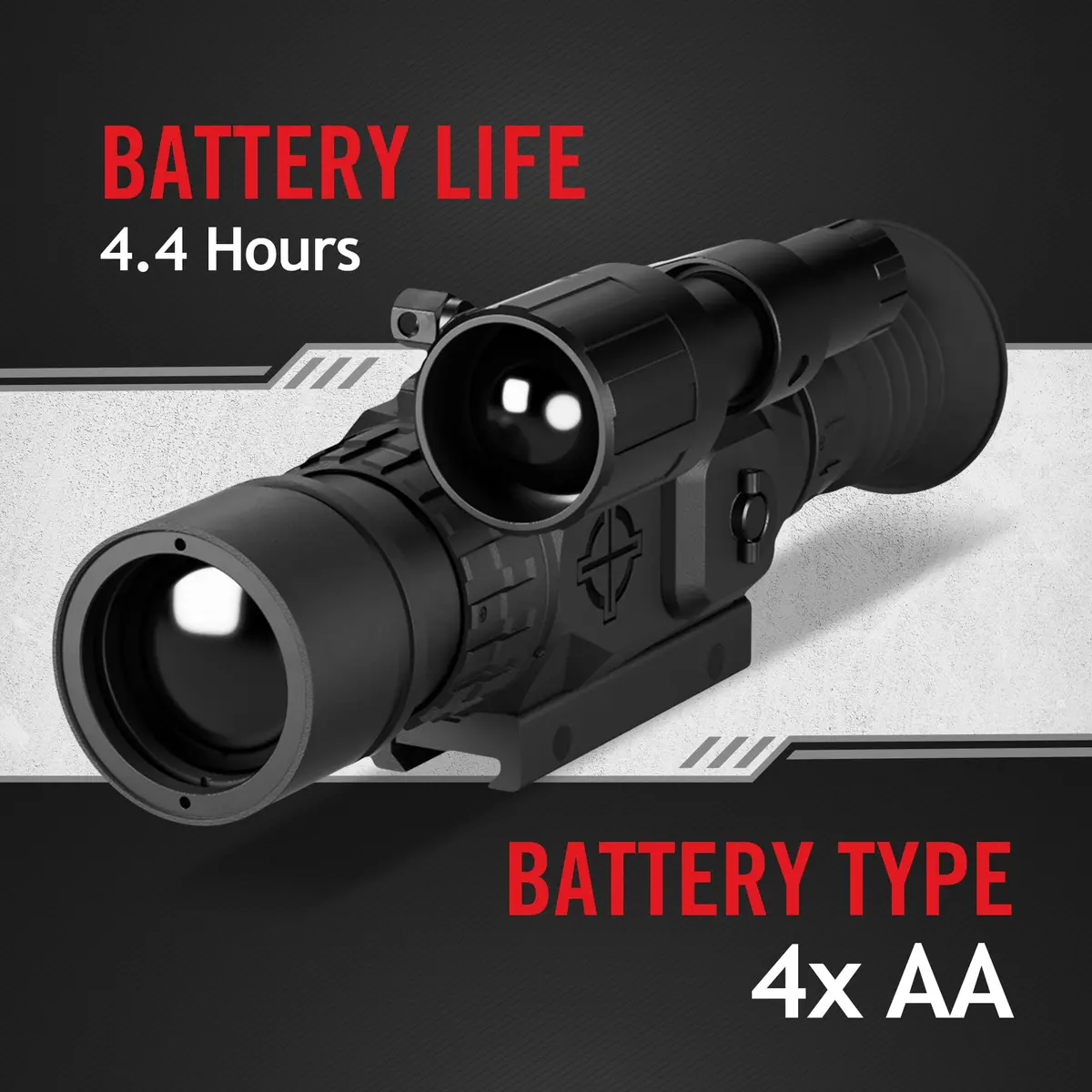 Sightmark Wraith 4K 4-32x40 Digital Night Vision Riflescope | 4K CMOS Sensor, 274m Detection Range, Recoil Rated - view 4