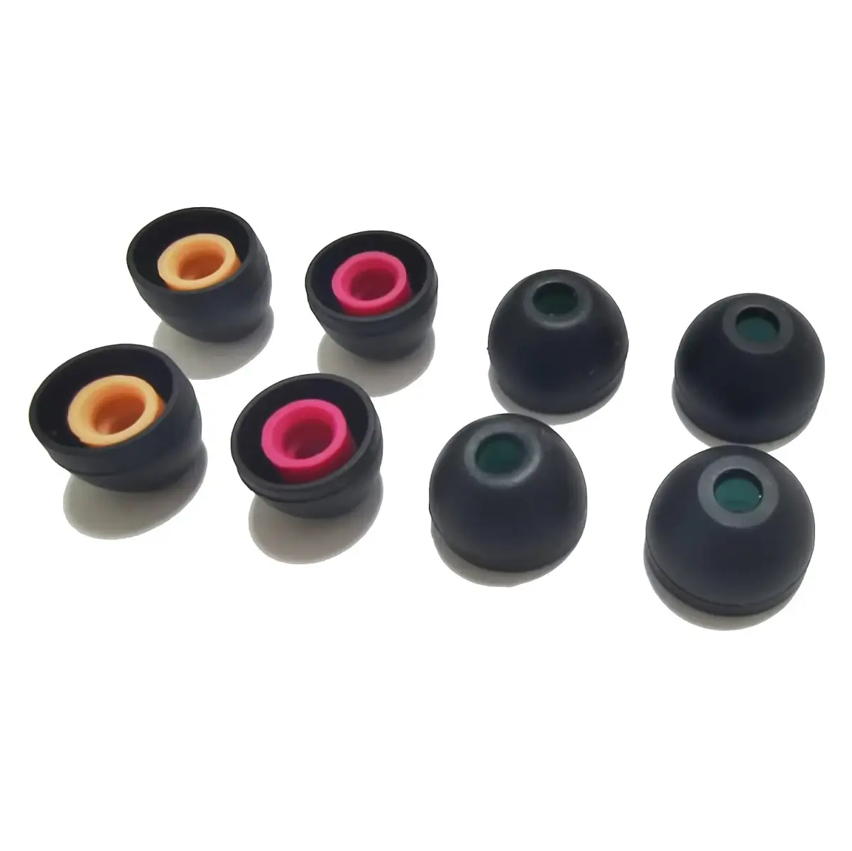 Mijusun Soft Silicone Ear Tips for Sony Earbuds – Universal Replacement Tips (4 Pairs, XS/S/M/L) - main product image