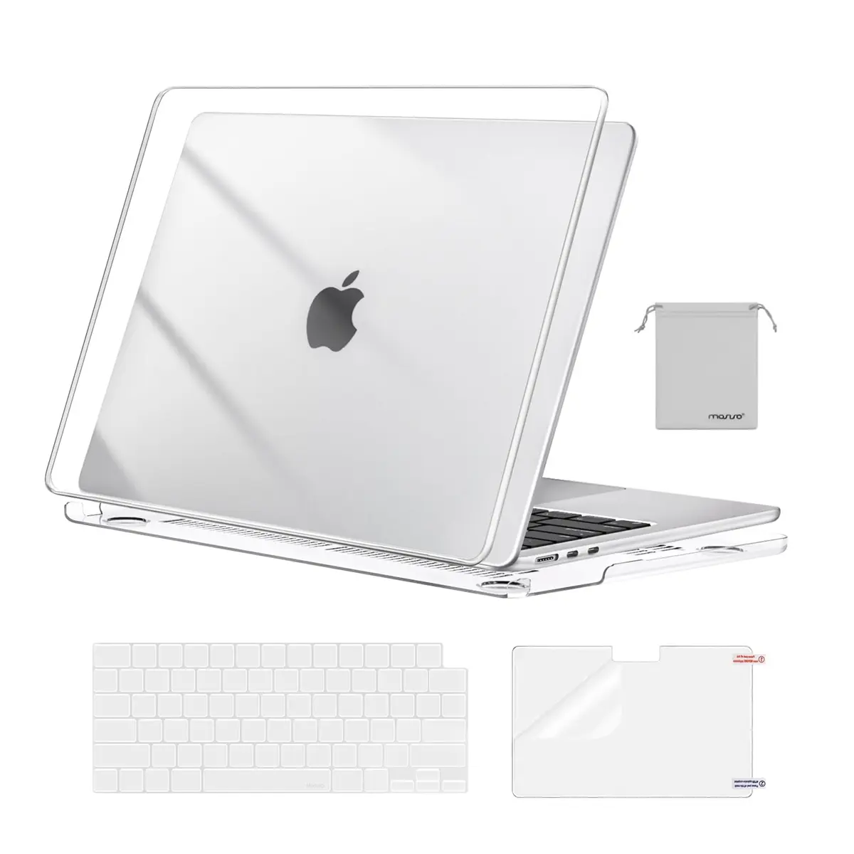 MOSISO Compatible with MacBook Air 13 inch Case M5 2026 M4 M3 M2 2025-2022 | Liquid Retina Display & Touch ID - main product image