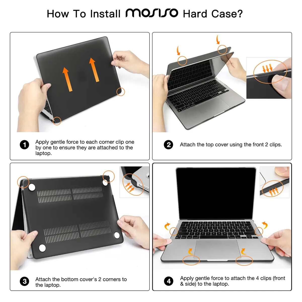 MOSISO Compatible with MacBook Air 13 inch Case M5 2026 M4 M3 M2 2025-2022 | Liquid Retina Display & Touch ID - view 9