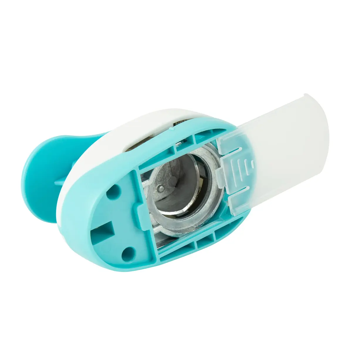 QIQQIKIN 1.18 inch (30mm) Blue Circle Puncher | Lever Action Craft Tool for Paper Crafts - view 4