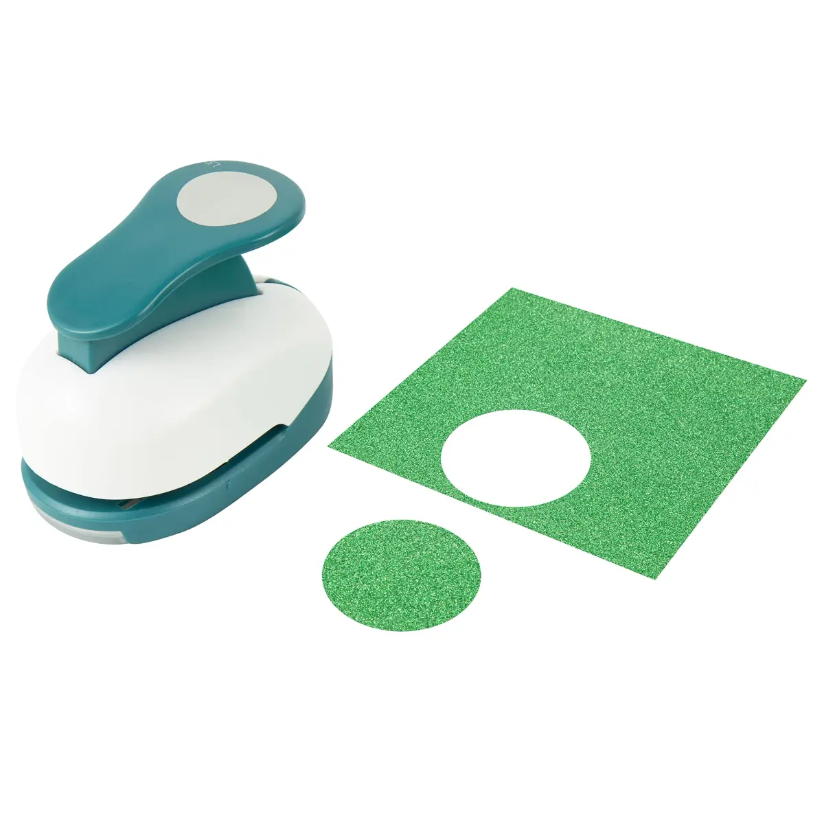 QIQQIKIN 1.5 Inch (38mm) Circle Hole Puncher | Durable Zinc Alloy Craft Cutter for Paper, Cardstock, Gift Wrap - main product image