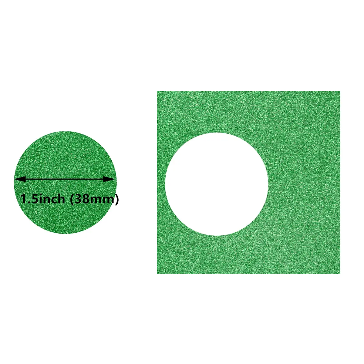 QIQQIKIN 1.5 Inch (38mm) Circle Hole Puncher | Durable Zinc Alloy Craft Cutter for Paper, Cardstock, Gift Wrap - view 6