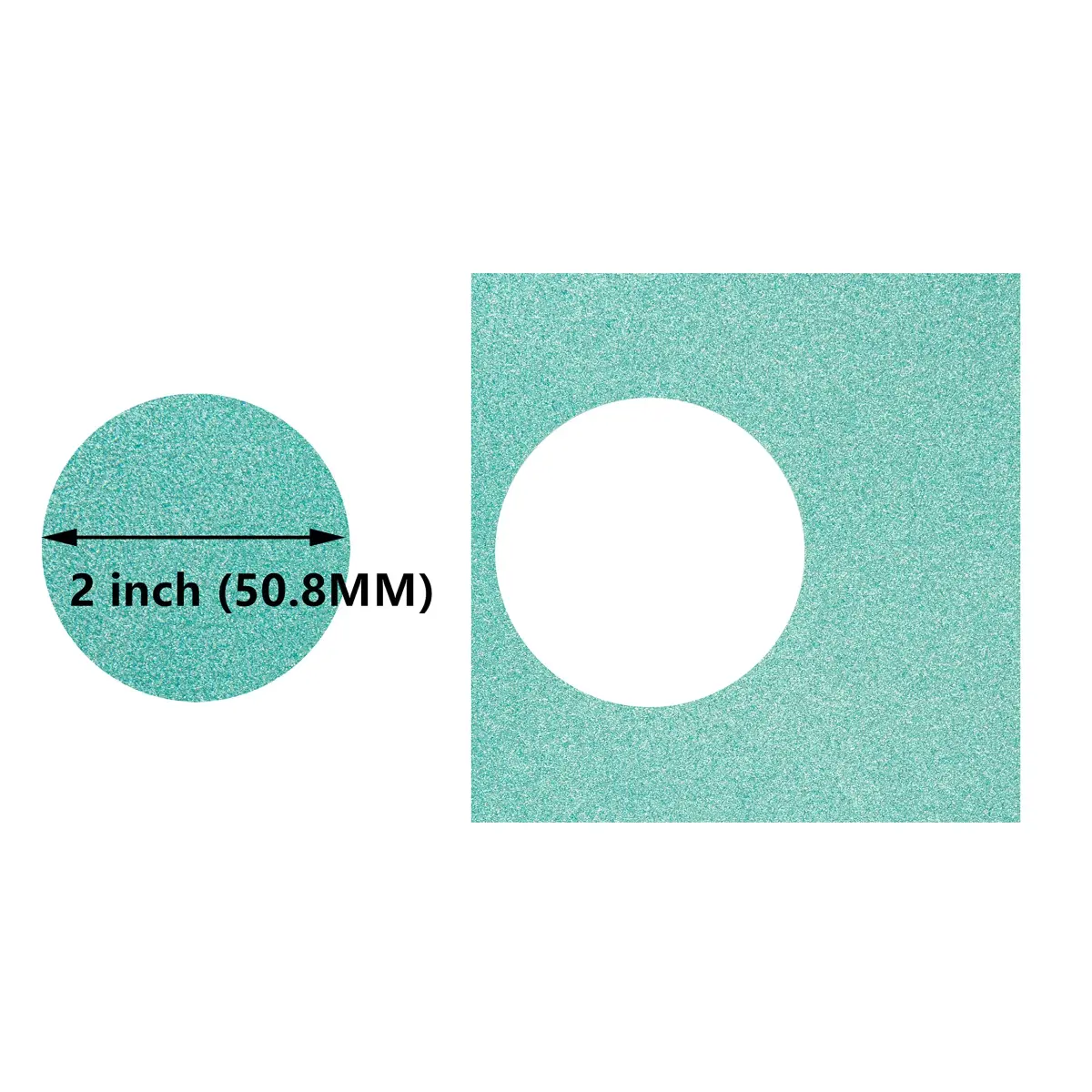 QIQQIKIN 2 inch (50.8mm) Circle Hole Punch | Durable Metal Craft Punch for Paper, Cardstock, EVA Foam - view 6
