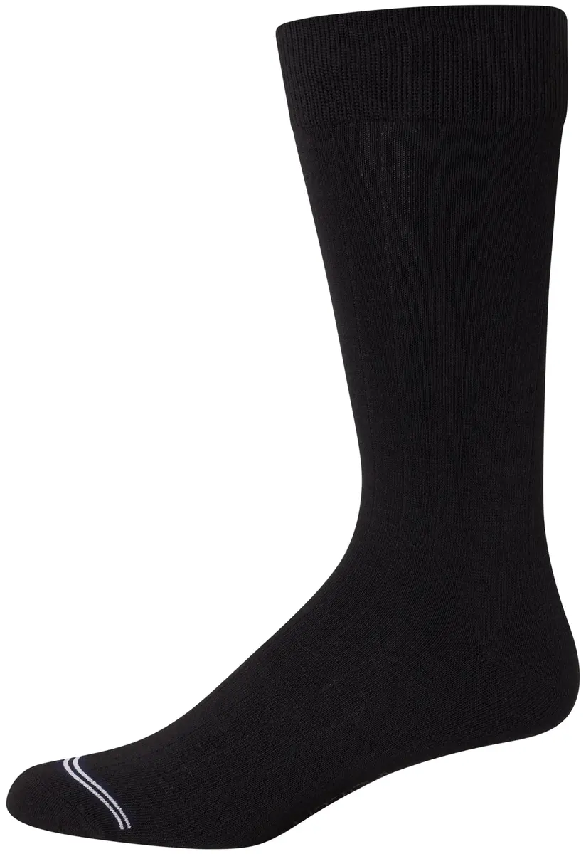 Nautica Mens Dress Socks Business Formal Comfort Stretch Crew Socks 10 Pack | Breathable, Reinforced Toe & Heel, Mid-Calf Length - view 4