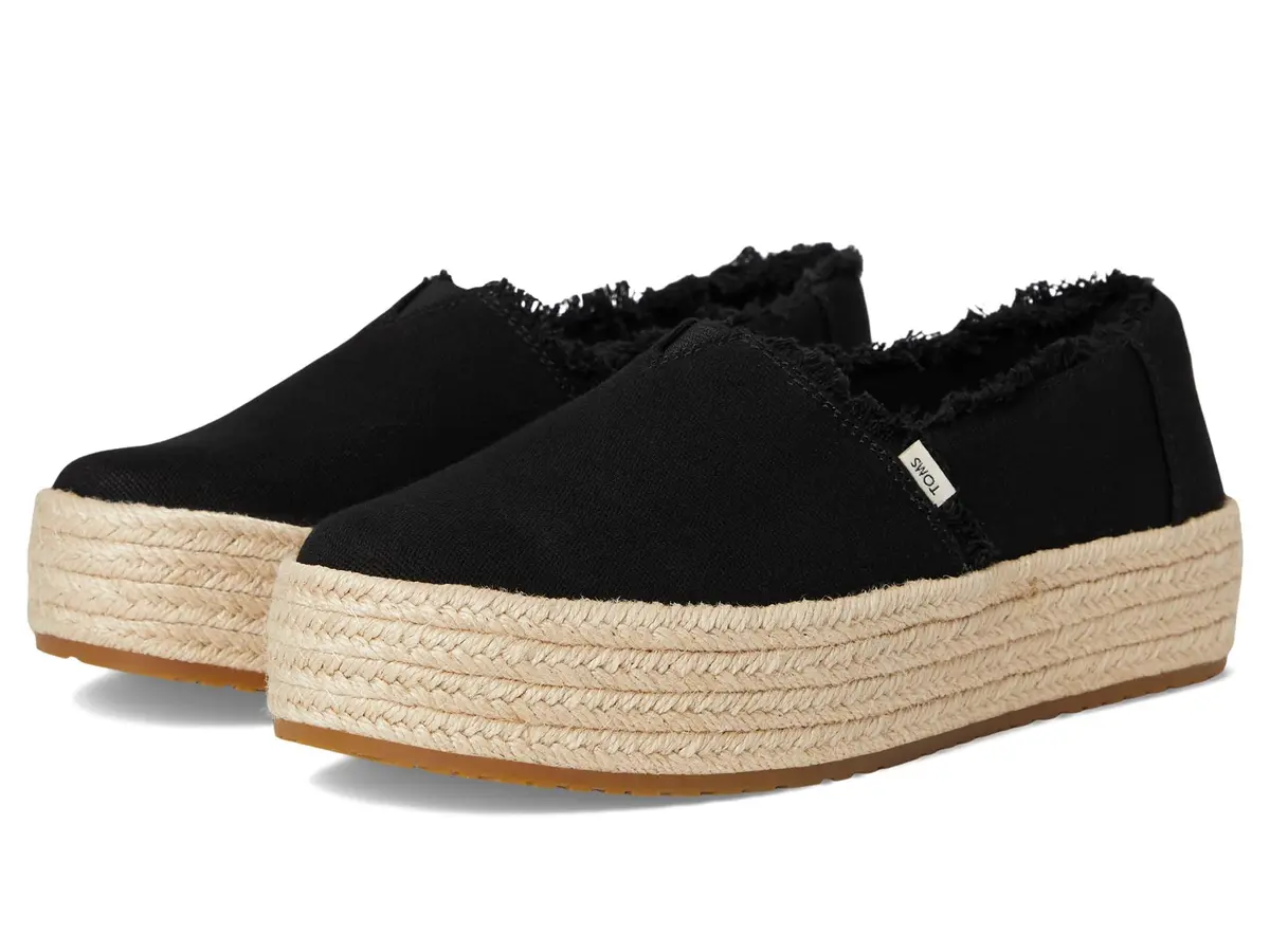 TOMS Women's Valencia Platform Espadrille 6.5 | All-Day Comfort & Style - main product image