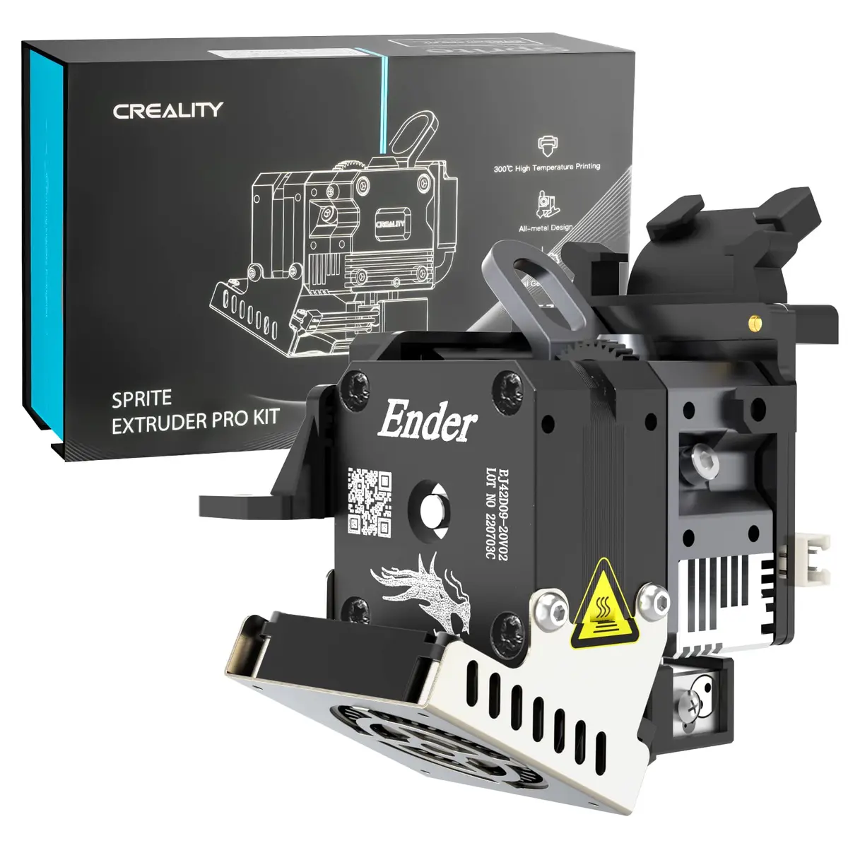 Creality Sprite Extruder Pro Kit Support 300°C | All Metal Direct Drive for Ender 3/Pro/Max - main product image