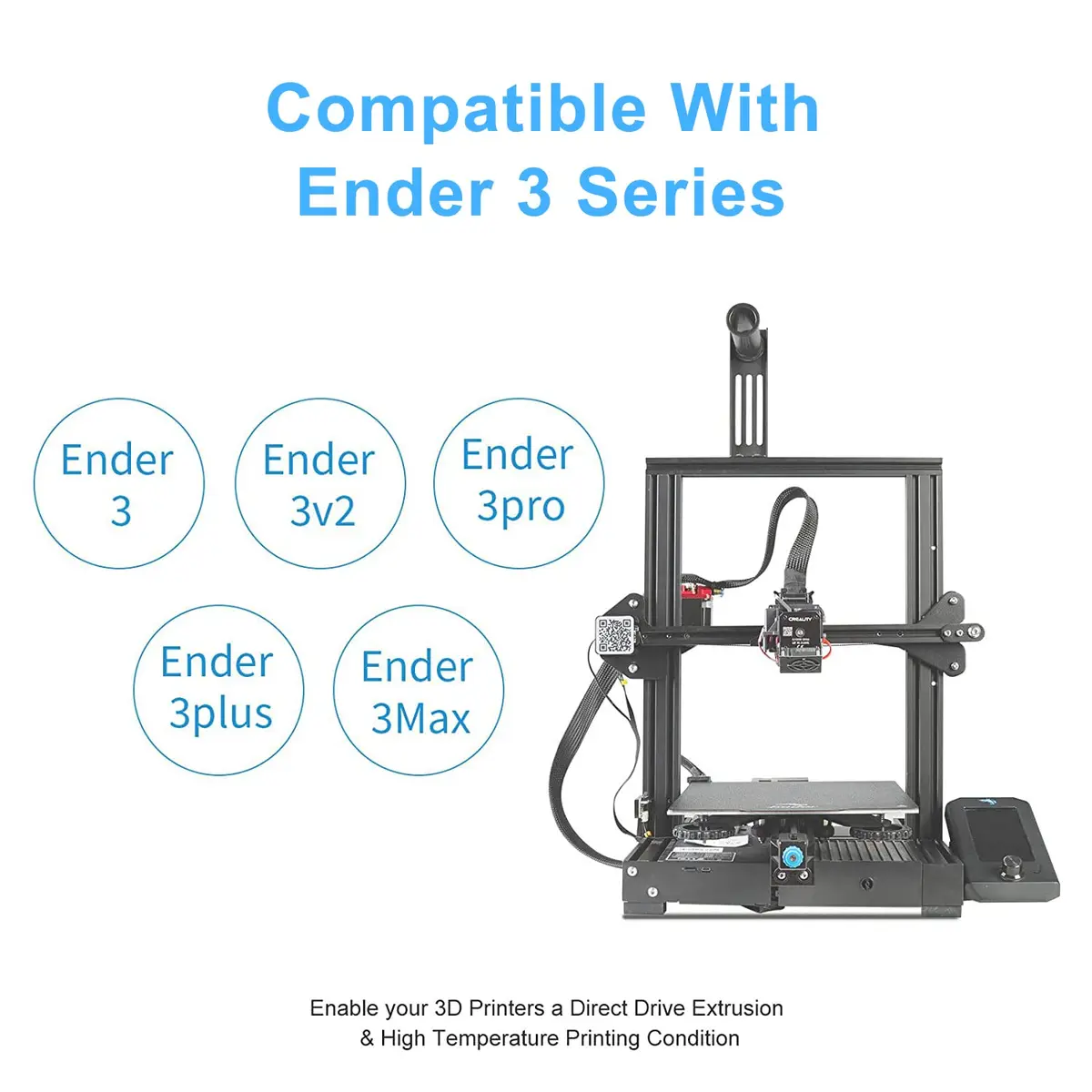 Creality Sprite Extruder Pro Kit Support 300°C | All Metal Direct Drive for Ender 3/Pro/Max - view 7