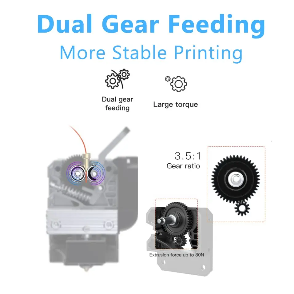 Creality Sprite Extruder Pro Kit Support 300°C | All Metal Direct Drive for Ender 3/Pro/Max - view 2