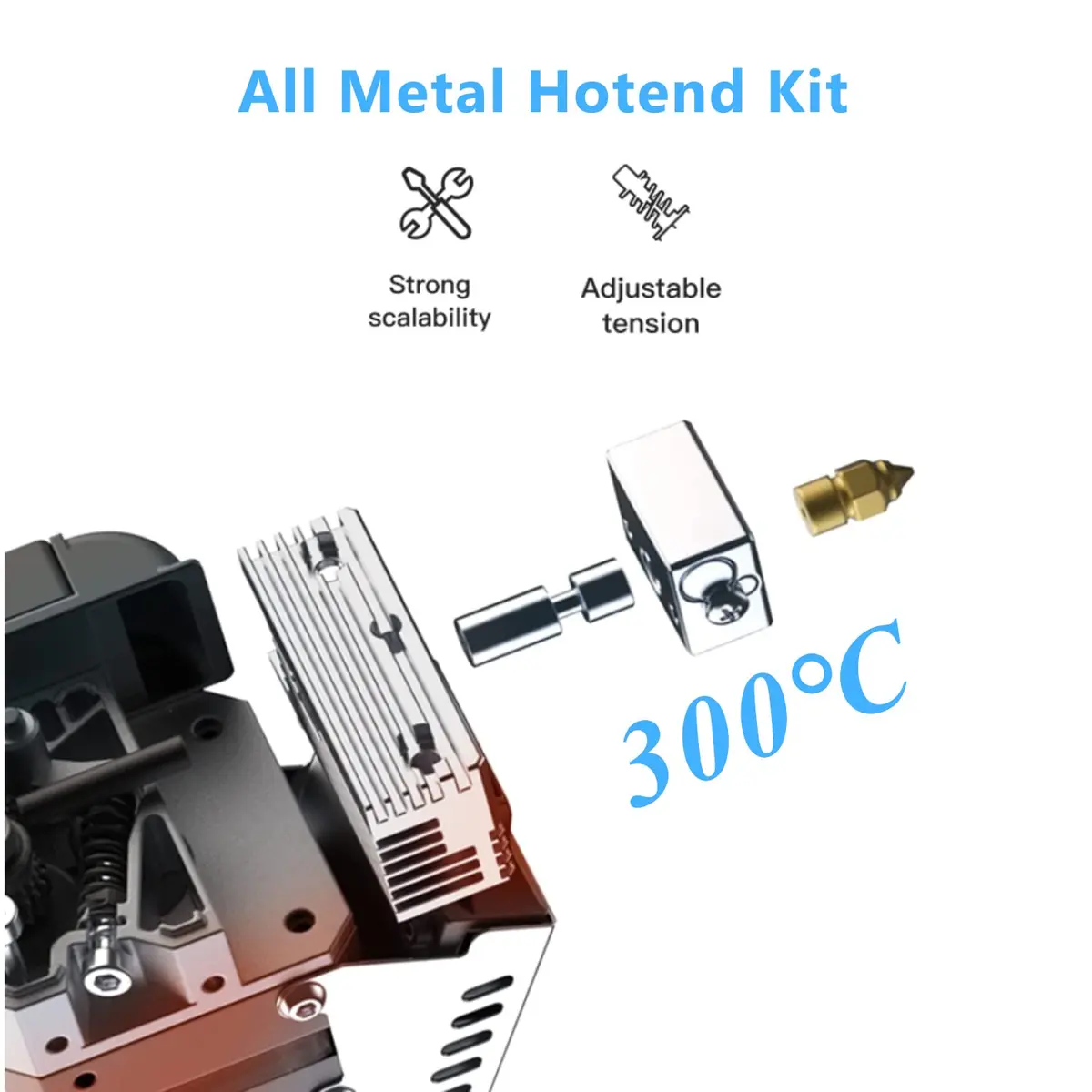 Creality Sprite Extruder Pro Kit Support 300°C | All Metal Direct Drive for Ender 3/Pro/Max - view 4