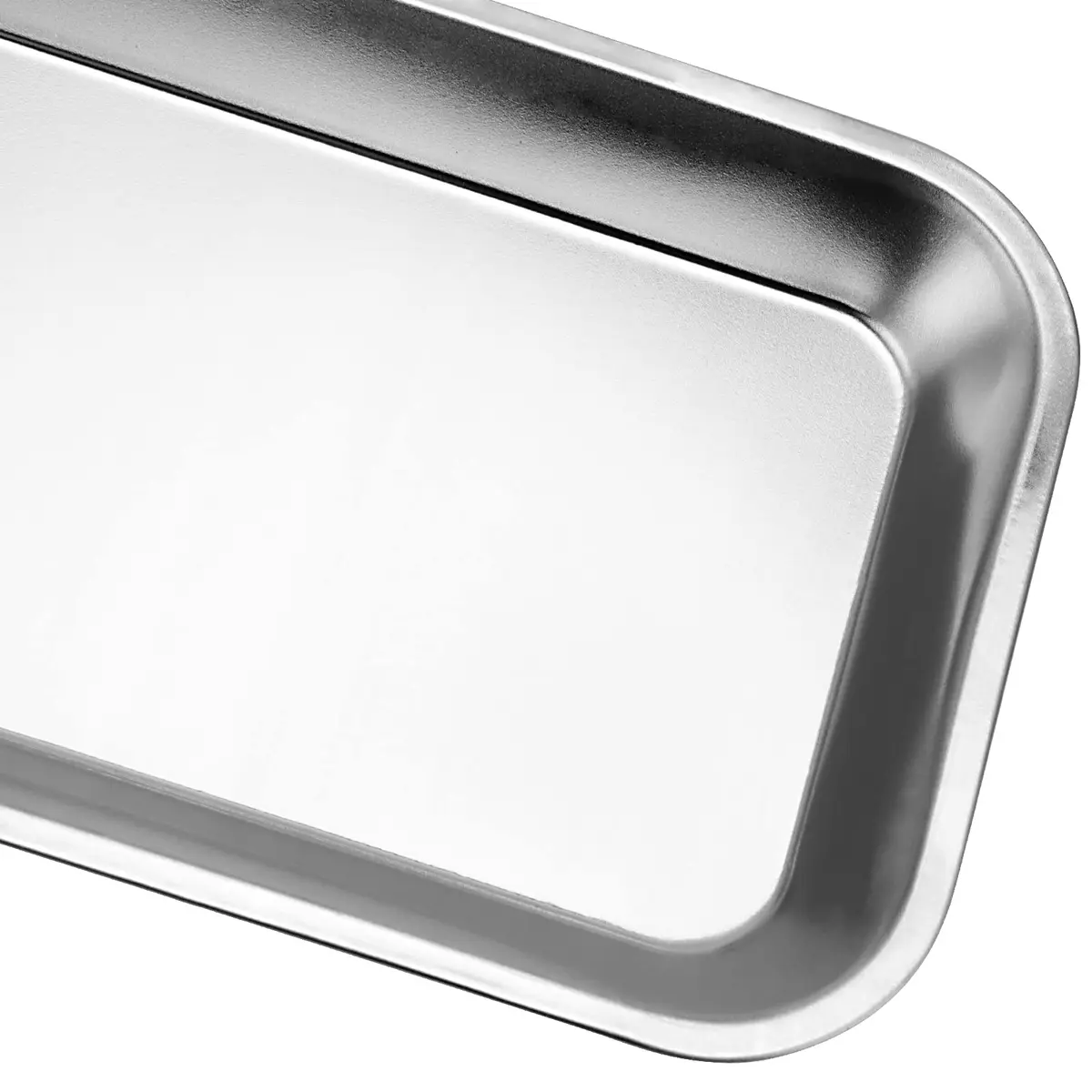 HOZEON Stainless Steel Surgical Tray 10 Pack | 22.5 x 12 x 2 cm (8.86 x 4.72 x 0.78 inch) - view 3