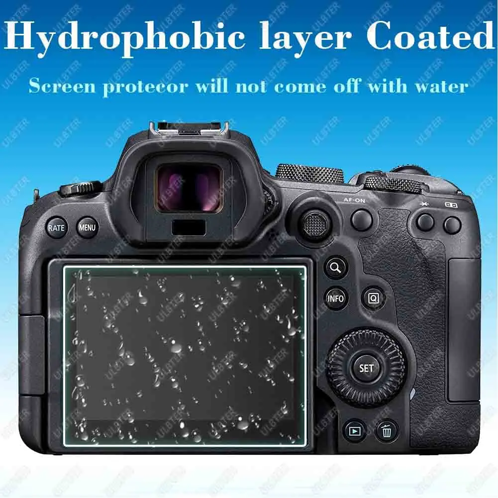 ULBTER 9H Tempered Glass Screen Protector for Canon EOS R10 / EOS R100 Camera LCD (3 Pack) | Anti-Bubble, Anti-Scratch, 99.99% HD Clarity - view 6